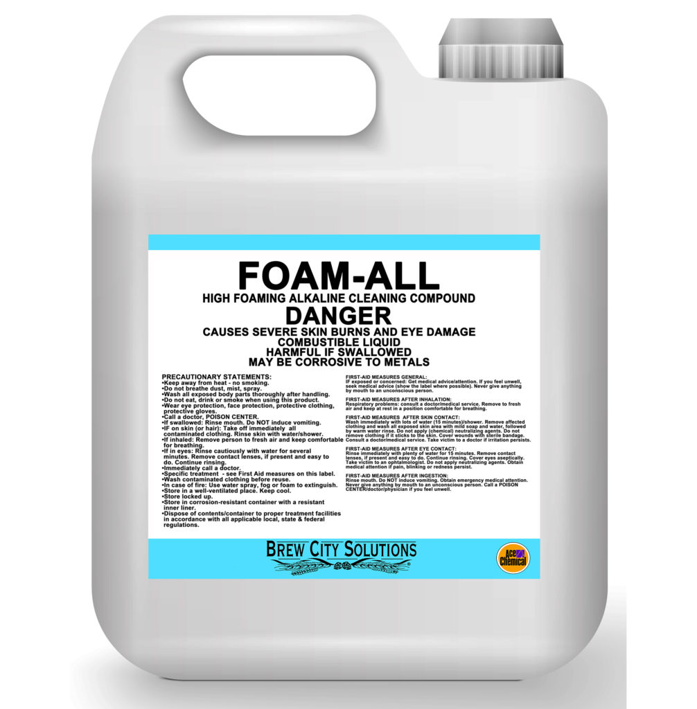 (1053) FOAM-ALL Self Foaming Solventized Liquid Detergent