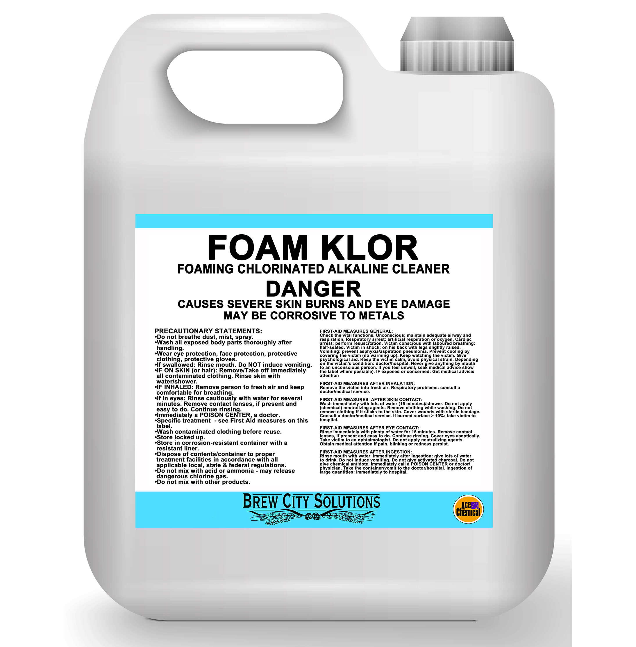 (5260) FOAM KLOR Chlorinated Foaming Cleaner